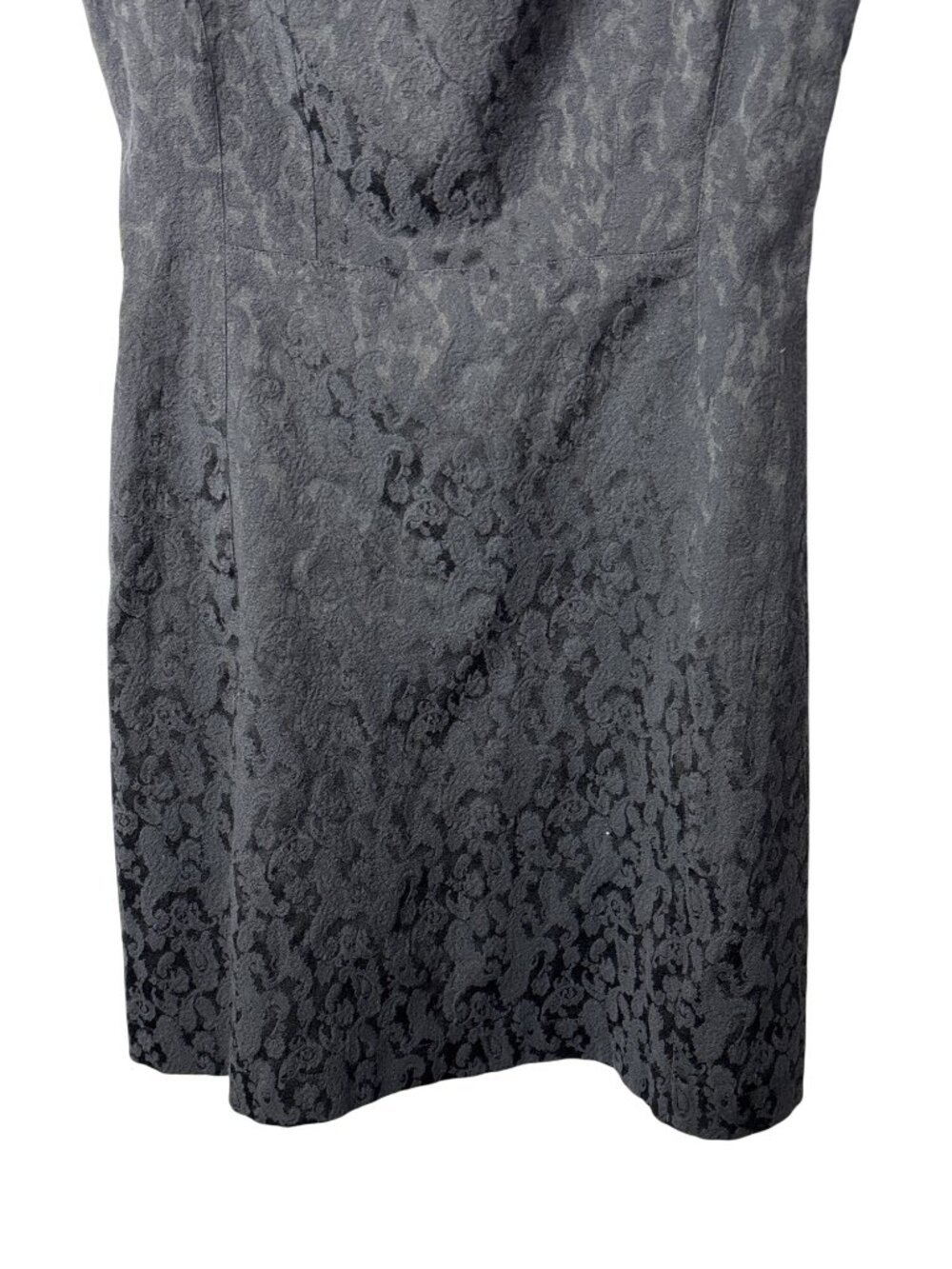 Express Mini Sheath Dress 7/8 Paisley Print Spaghetti Straps Vintage 90s Y2K - Picture 3 of 7